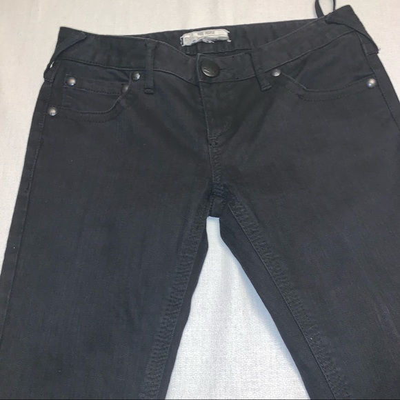 NWOT Free People Black Jeans with Slight Flare/Bootcut 27 - Picture 4 of 11
